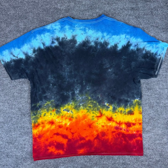 Led Zeppelin "US Tour 1975" Tie Dye T Shirt‎ Men's Streetwear Classic Tee Sz XXL - Picture 8 of 8